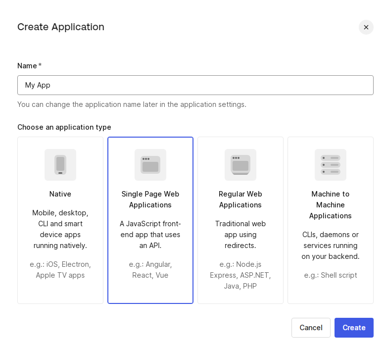 Create Single Page Application